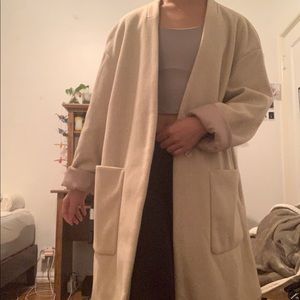 beige winter coat ON HOLD